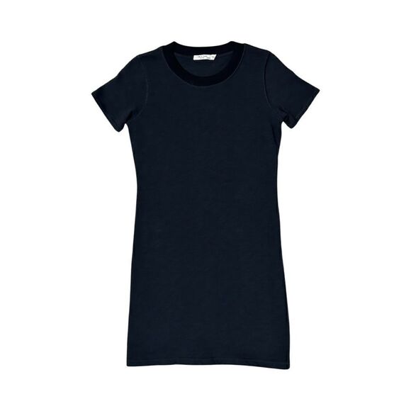 Rag & Bone Jolie T-Shirt Dress in Black Cotton Size XXS/TTP - Picture 3 of 6